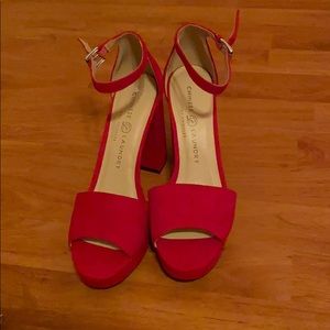Chinese laundry red heels